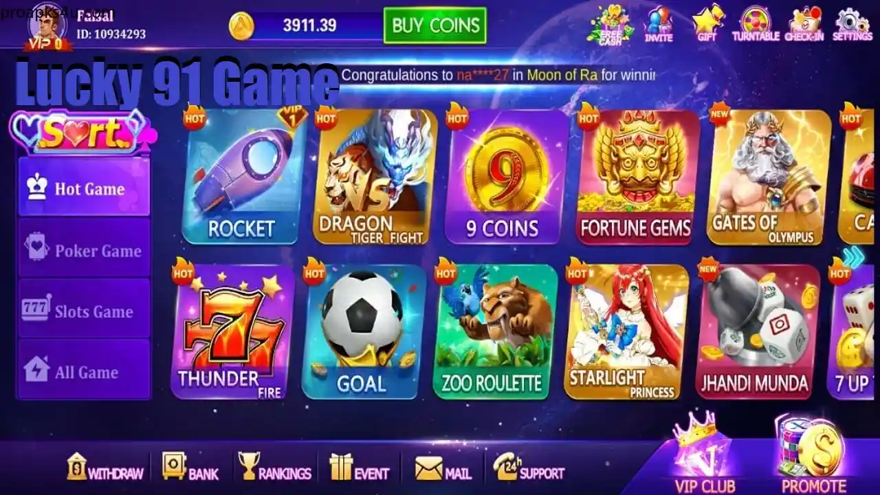 Lucky91 Game APK