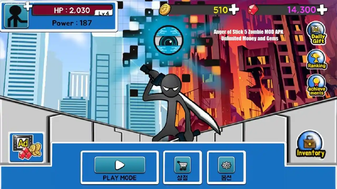 Anger of Stick 5 Zombie MOD APK Unlimited Money