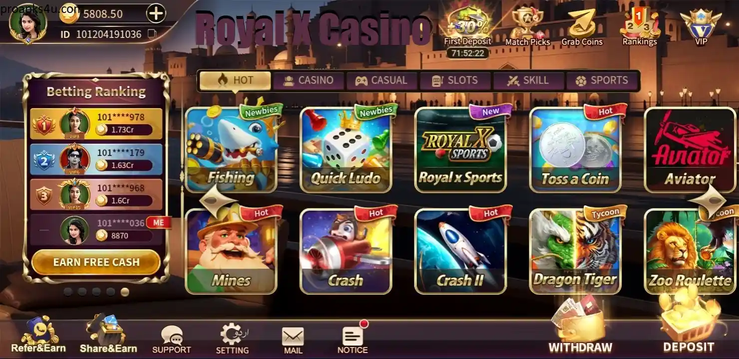 Royal X Casino Game APK